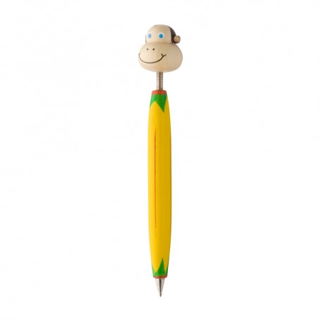 Zoom Wooden Ballpoint Pen, Monkey