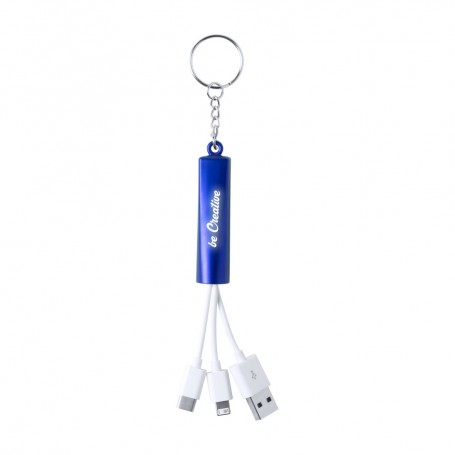 Zaref keyring USB charger cable
