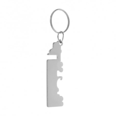 Peterby bottle opener keyring