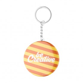 KeyBadge Bottle Button-Schlüsselanhänger