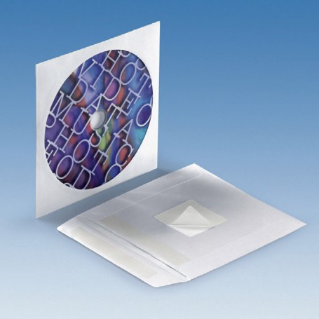Paper Sleeve with Window, Selfadhesive, 100 pcs.