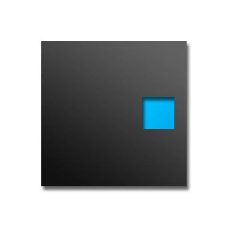 SHOWCASE 008 SQUARE, Black, 100 pcs.