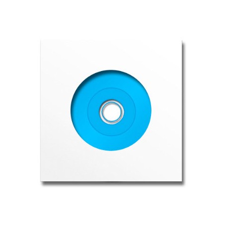 SHOWCASE 006 VINYL DISC, White, 100 pcs.