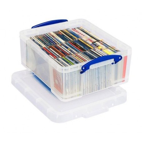 18 Liter-Box for 93 CD or 44 DVD/BD Cases