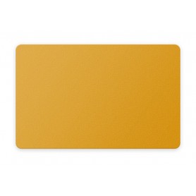 Plastikkarte, einfärbig gold-rot, 0.76 mm, 100 Stk.