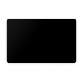 Plastikkarte, einfärbig schwarz, 0.76 mm, 100 Stk.