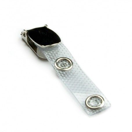 Metal Clip, extra strong transparent Vinyl-Closer for Long Holes