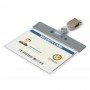 Metal Clip, extra strong transparent Vinyl-Closer for Long Holes