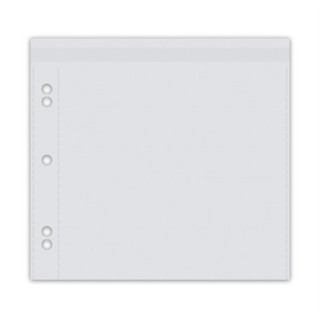 Plastic Sleeve with Binder Margin, 100 pcs.