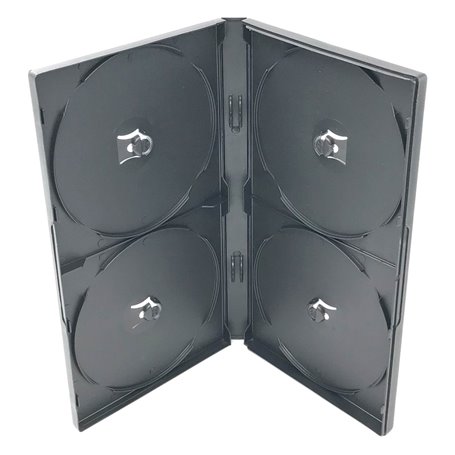 4 Discs Presentation Box, black, 10 pcs.
