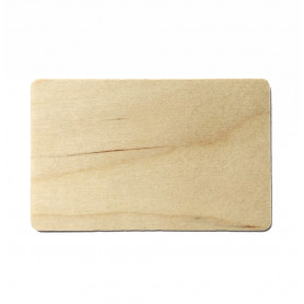 Wooden Card, Echtholzfurnier, 0.76 mm, 50 Stk.