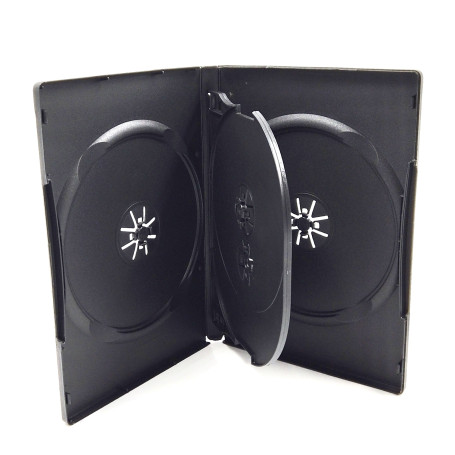 4er DVD Box, Black, 25 pcs.